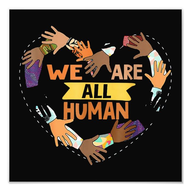 Black Is Beautiful Black History Month Photo Print (Front)