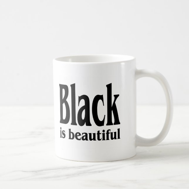 Black Is Beautiful Coffee Mug (Right)