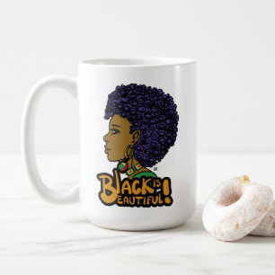 Black is beautiful coffee mug