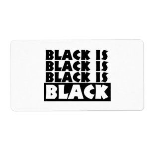 Black Is Black