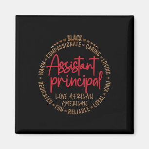 Black Istant Principal Love African American Magnet