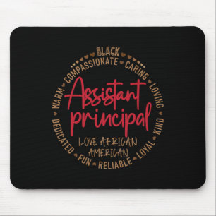 Black Istant Principal Love African American Mouse Mat