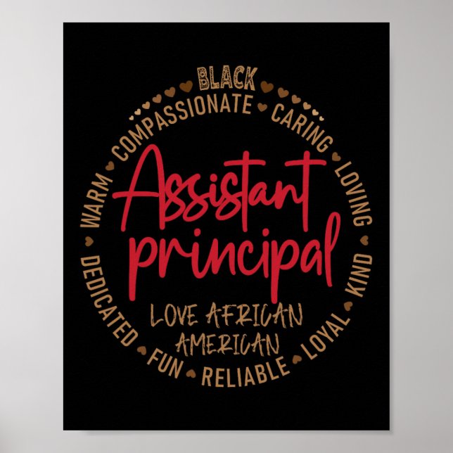 Black Istant Principal Love African American  Poster (Front)