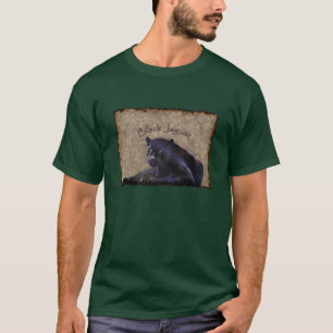 Black Jaguar Big Cat Wildlife-support Art T-Shirt