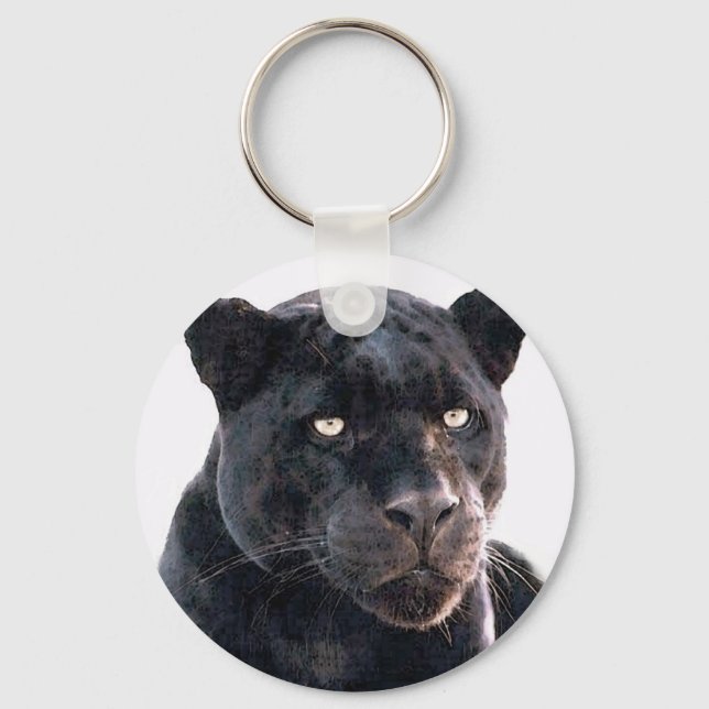 Black Jaguar Key Ring (Front)