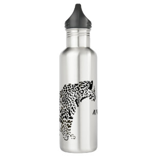 Black Jaguar Monogram 710 Ml Water Bottle