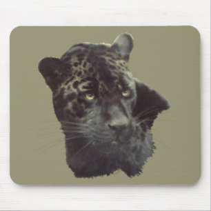 Black Jaguar Mouse Mat