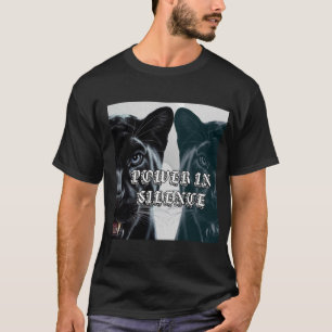 Black Jaguar Power in Silence T-Shirt