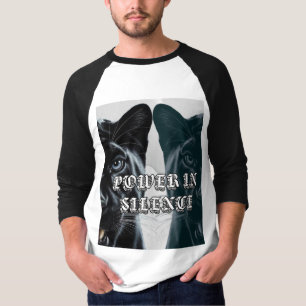 Black Jaguar Power in Silence T-Shirt