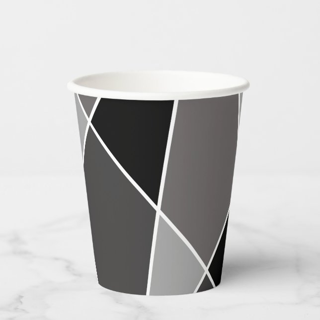 Black JanaiCreates Color Collection Paper Cups (Front)