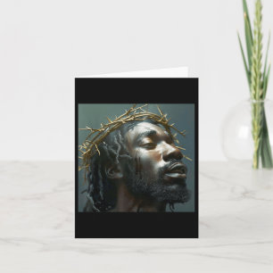 Black Jesus, Christianity, Church, Christ, Jesus _ Card