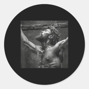 Black Jesus, Christianity, Church, Christ, Jesus  Classic Round Sticker
