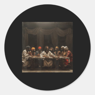 Black Jesus, Last Sacrament, Jesus 0  Classic Round Sticker