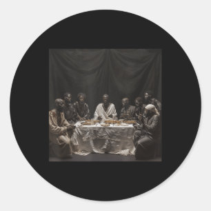 Black Jesus, Last Sacrament, Jesus 8  Classic Round Sticker