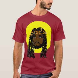Black Jesus Locs African American Religious T-Shirt
