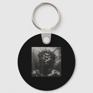 Black Jesus Smokes, Christianity, Church, Christ, Key Ring
