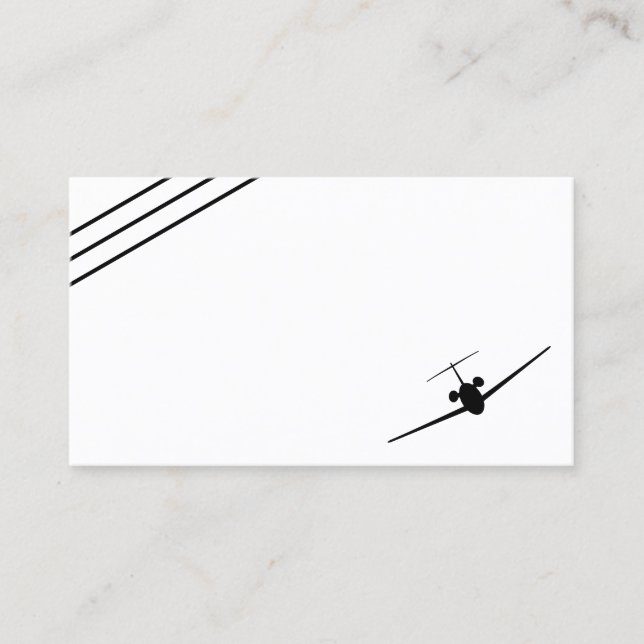 Black Jet Aviation Business Card (Front)