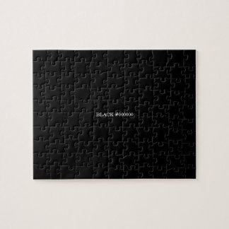 black jigsaw puzzle