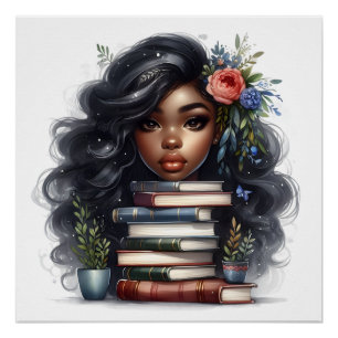 Black Job African Author Librarian Writer Sista Poster
