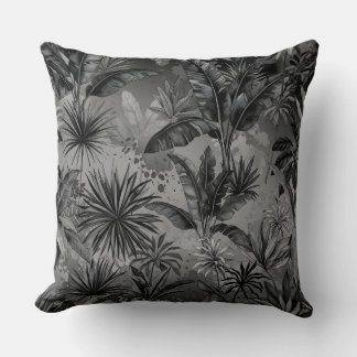 Black jungle cushion