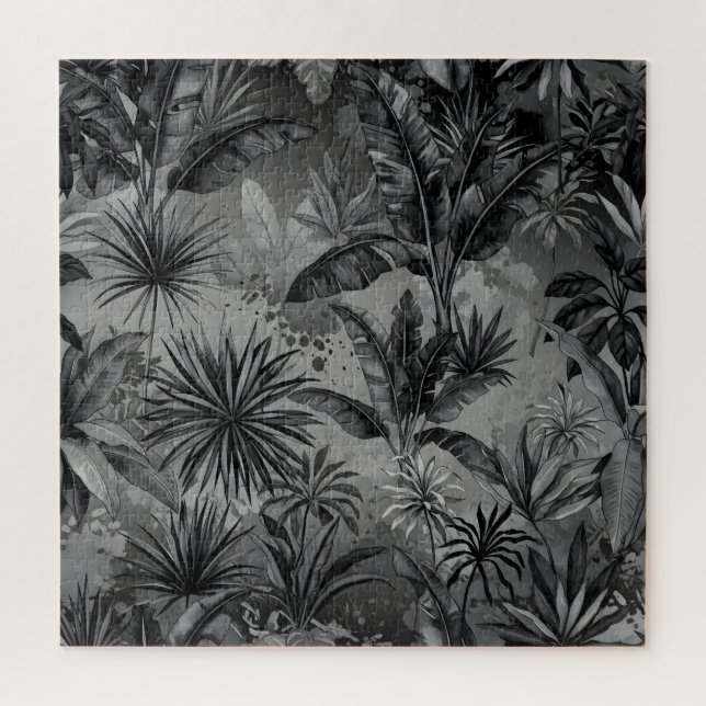 Black jungle jigsaw puzzle (Vertical)