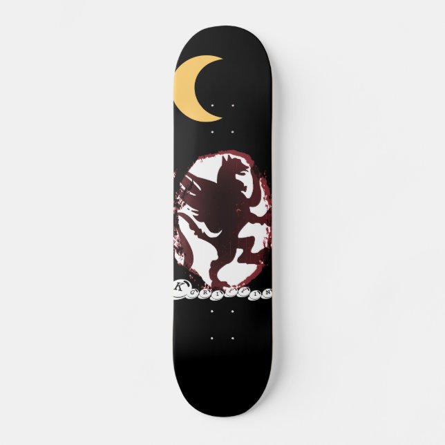 Black "K. Griffin" Killosopher Skateboard Deck (Front)