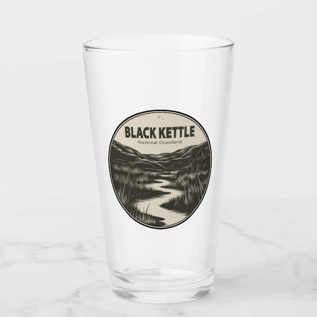 Black Kettle National Grassland Stream Glass (Front)