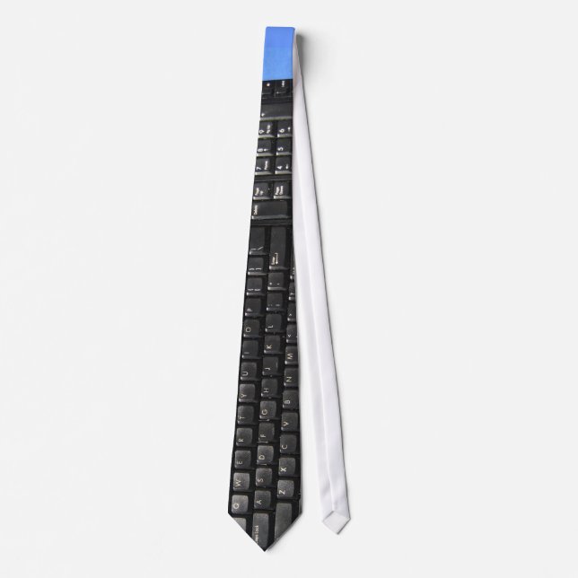 Black Keyboard tie! Tie (Front)