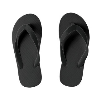 Black  kid's flip flops