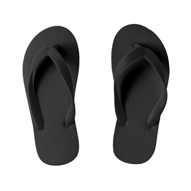 Black  kid's flip flops (Footbed)