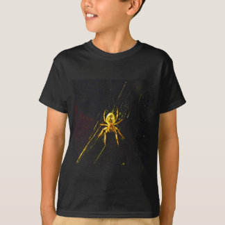 Black kids Hanes T-shirt with a Spider