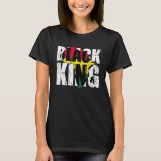 Black King Africa Map Black History Month Africa P T-Shirt