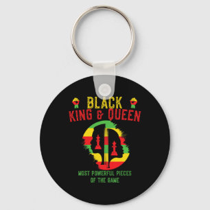 Black King And Queen Most Powerful Piece Of The Ga Key Ring