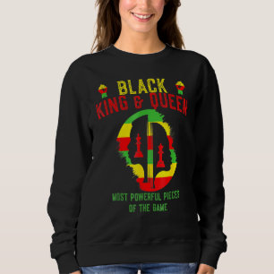 Black King And Queen Most Powerful Piece Of The Ga Sweatshirt