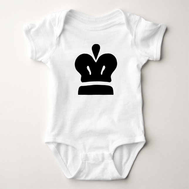 Black King Baby Bodysuit (Front)