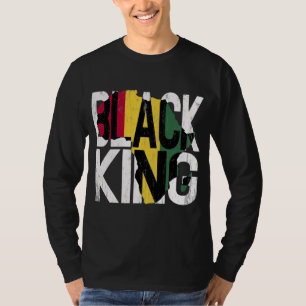 Black King Black History Month African American Pr T-Shirt