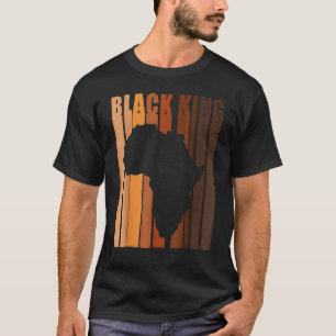 Black King Black History Month Melanin Afro Frican T-Shirt