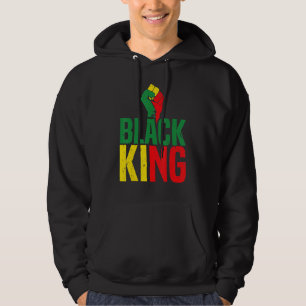 Black King Black History Month Mens African Americ Hoodie