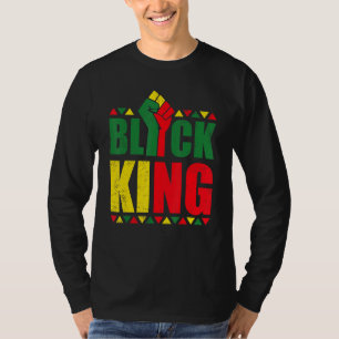 Black King Black History Month Mens African Americ T-Shirt