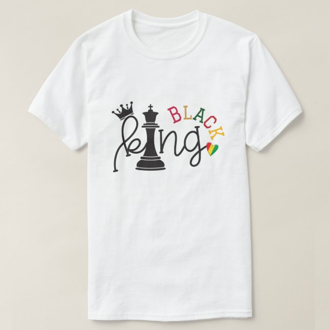 Black King - Black History Month T-Shirt (Design Front)