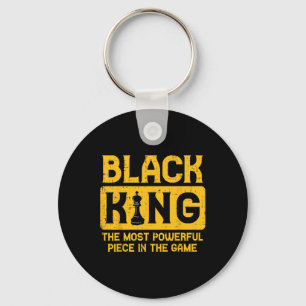 Black King Chess Black Pride History Bhm African M Key Ring