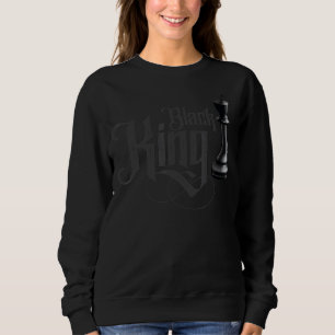 Black King Chess Piece Costume Chess Chess Club R Sweatshirt