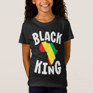 Black King For Boys Black History Month Africa Pri T-Shirt