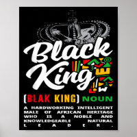 Black King Men Man Black History Month 