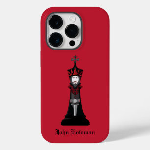 Black King / Personalised name Case-Mate iPhone Ca 14 Pro Case