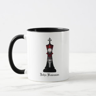 Black King / Personalised name Mug