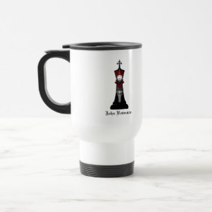 Black King / Personalised name Travel Mug