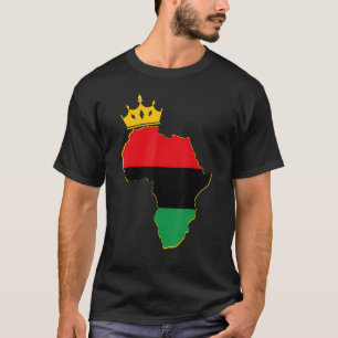 Black King Queen Couple Matching African American  T-Shirt
