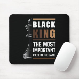 Black King The Most Important Piece In The Game 1 Mouse Mat