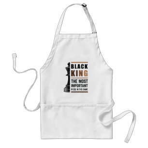 Black King The Most Important Piece In The Game 2 Standard Apron